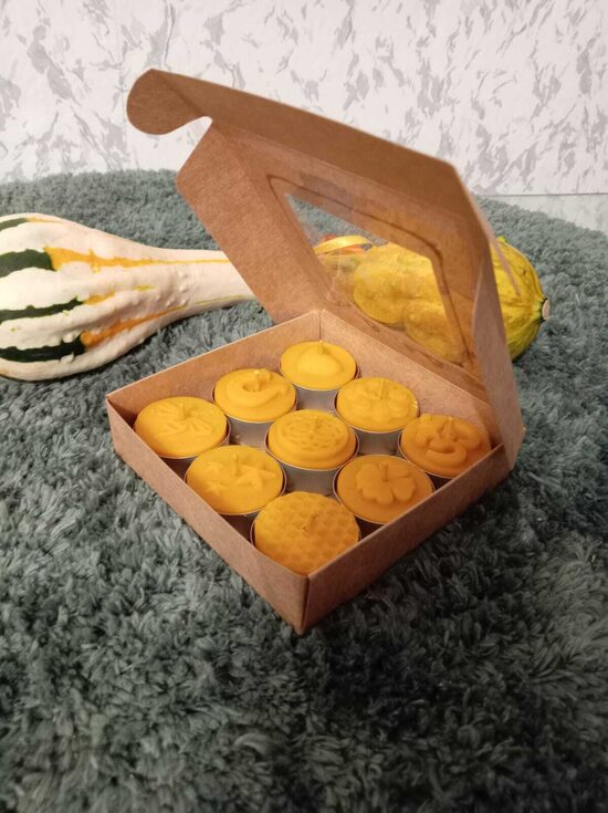 Bišu vaska tējas sveces